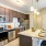 open kitchen with pendant lighting over island