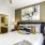 accent wall in bedroom with bathroom access
