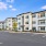 ample parking in front of apartment buildings