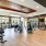 spacious and naturally lit fitness center
